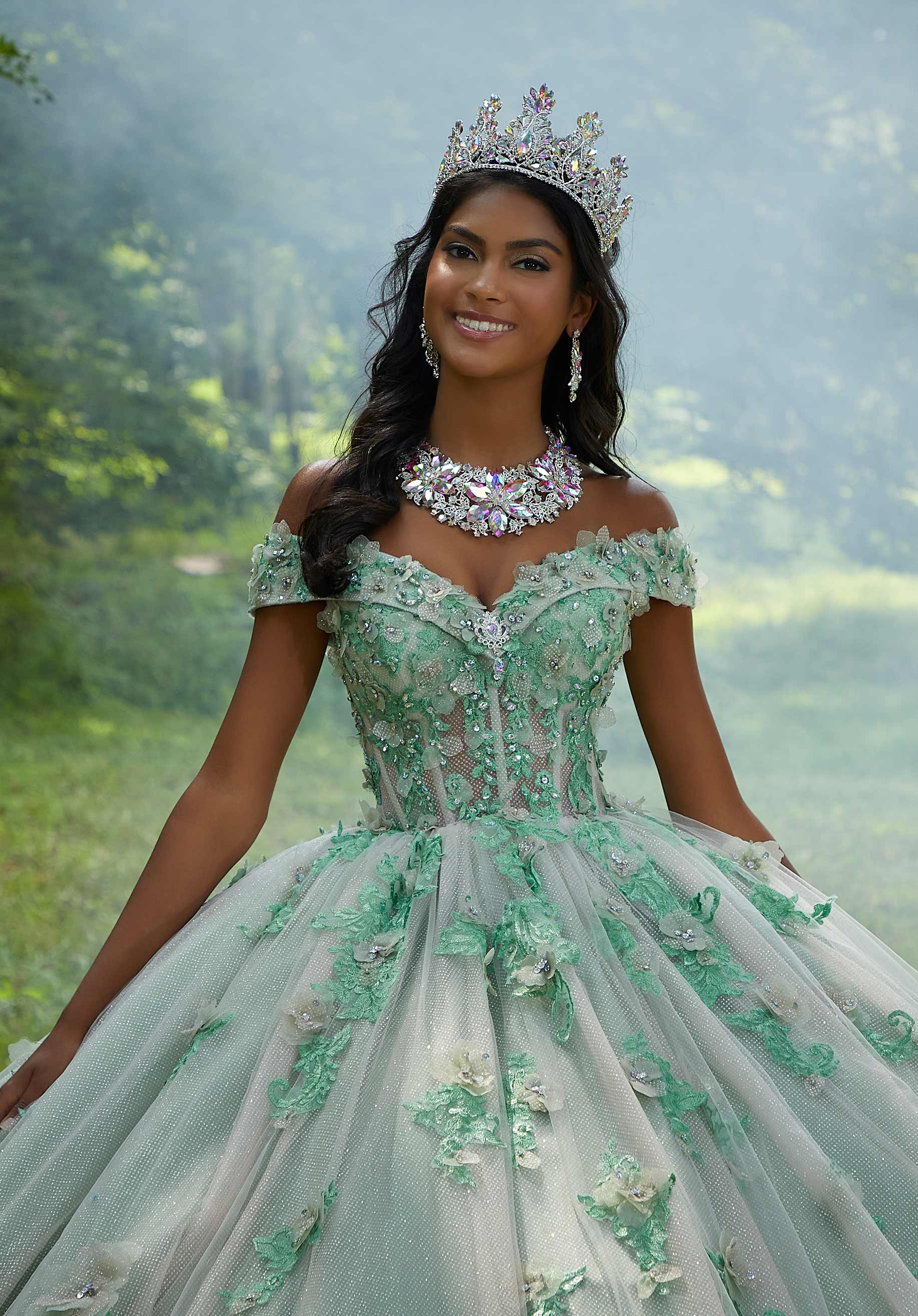 Embroidered shop quinceanera dresses