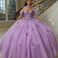 12122 | Crystal Beaded Quinceanera Dress