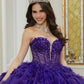 12123 | Crystal Beaded Quinceanera Dress