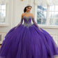 12126 | Crystal Beaded Quinceanera Dress