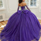 12126 | Crystal Beaded Quinceanera Dress