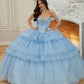 12128 | Jeweled Beaded Quinceanera Dress