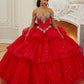 12128 | Jeweled Beaded Quinceanera Dress