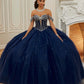 12129 | Crystal Beaded Quinceanera Dress