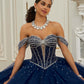 12129 | Crystal Beaded Quinceanera Dress