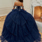 12129 | Crystal Beaded Quinceanera Dress