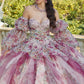 11721 | Crystal Beaded Embroidered Lace Quinceanera Dress