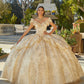 11729 | Butterfly Neckline with Rhinestone and Crystal Beading Quinceanera Dress