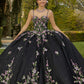 11733 | Crystal Beaded Contrasting Embroidery Quinceanera Dress