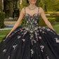 11733 | Crystal Beaded Contrasting Embroidery Quinceanera Dress