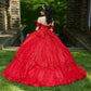 11872 | Crystal Beaded Lace Quinceanera Dress