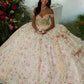 11878 | Three-Dimensional Floral Embroidered Quinceanera Dress