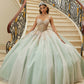 12104| Diamante Quinceañera Dress