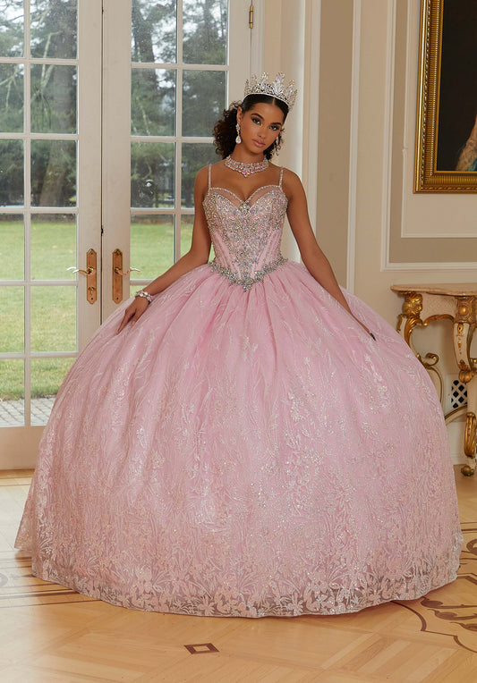 12107 | Jeweled Beaded Quinceanera Dress