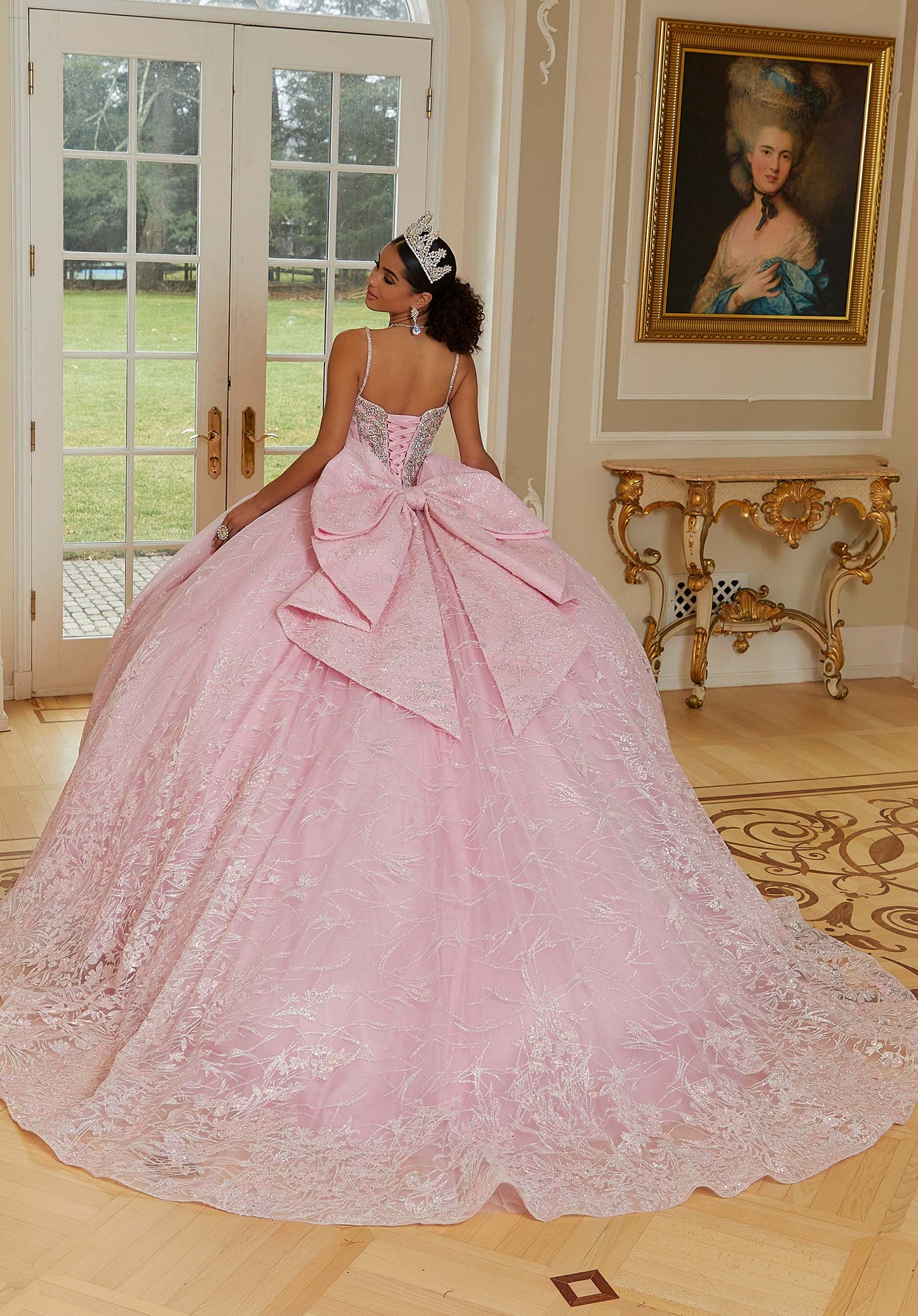 12107 | Jeweled Beaded Quinceanera Dress