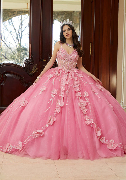 12108 | Crystal Beaded Quinceanera Dress