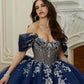 12114 | Chandelier Beading Quinceanera Dress