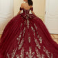 12115 | Crystal Beaded Quinceanera Dress