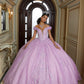 12119 | Iridescent Sequined Quinceanera Dress