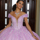 12119 | Iridescent Sequined Quinceanera Dress