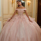 12120 | Diamante and Crystal Beaded Quinceanera Dress