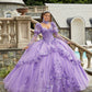 11292 | Sparkle Tulle Quinceañera Dress with Long Pouf Sleeves