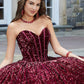11285 | Allover Sequin Corset Quinceañera Dress