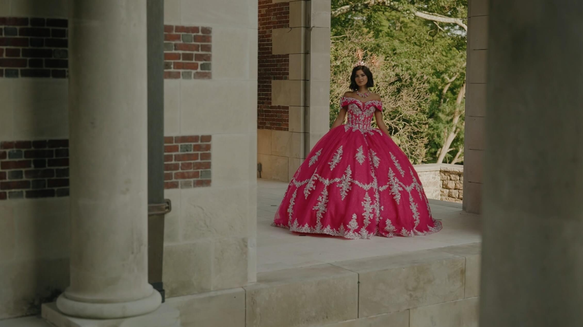 quince dress shops Embroidered Mexican Quinceanera Dress